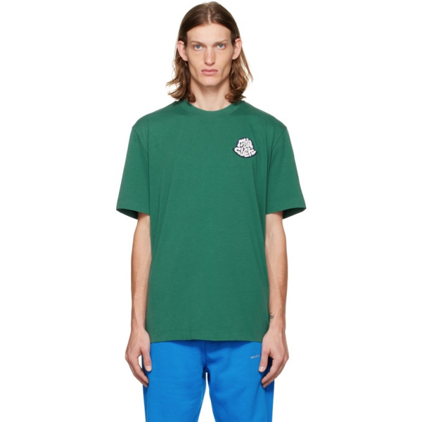 몽클레어 몽클레어 Moncler Green Patch T-Shirt 222111M213048