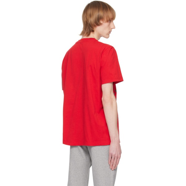 몽클레어 몽클레어 Moncler Red Crewneck T-Shirt 231111M193044