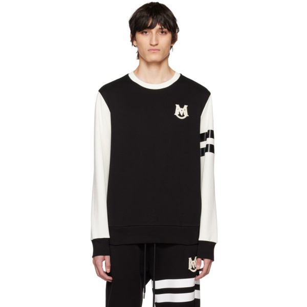 몽클레어 몽클레어 Moncler Black & White Monogram Sweatshirt 231111M204010