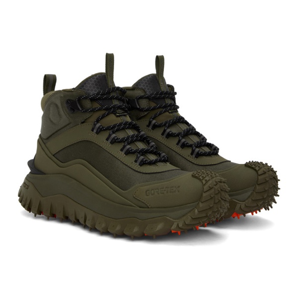 몽클레어 몽클레어 Moncler Khaki Trailgrip GTX Sneakers 222111M255003