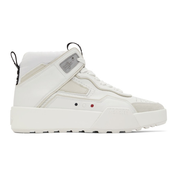 몽클레어 몽클레어 Moncler White Promyx Space High Sneakers 221111M236001