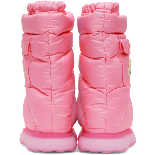 몽클레어 몽클레어 Moncler Pink Gaia Pocket Down Boots 231111F114005