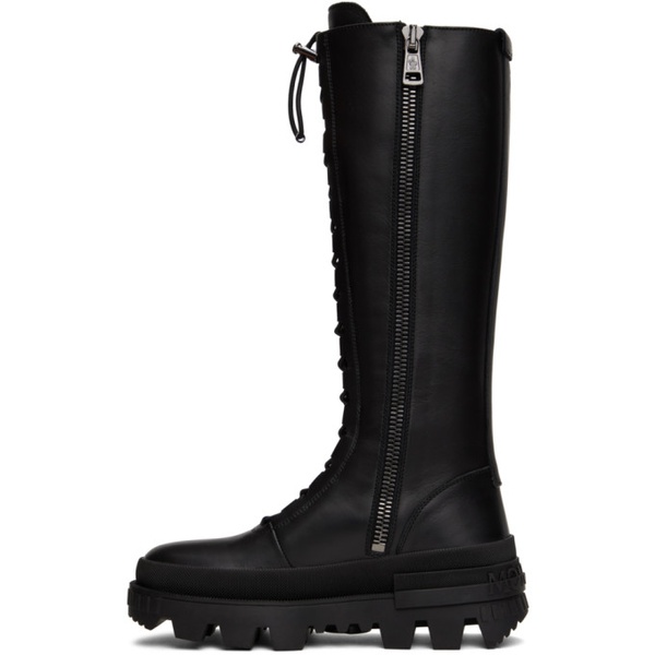 몽클레어 몽클레어 Moncler Black Vail Tall Boots 222111F115000