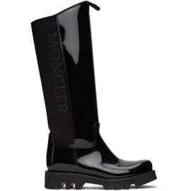 몽클레어 Moncler Black Gilla Rain Boots 221111F115000
