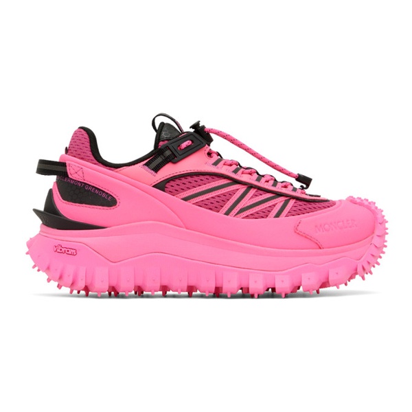 몽클레어 몽클레어 Moncler Grenoble Pink Trailgrip GTX Sneakers 231826F128000