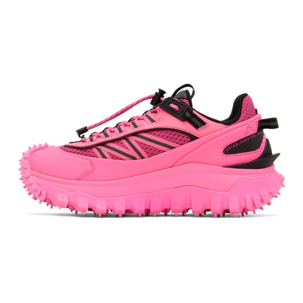 몽클레어 몽클레어 Moncler Grenoble Pink Trailgrip GTX Sneakers 231826F128000