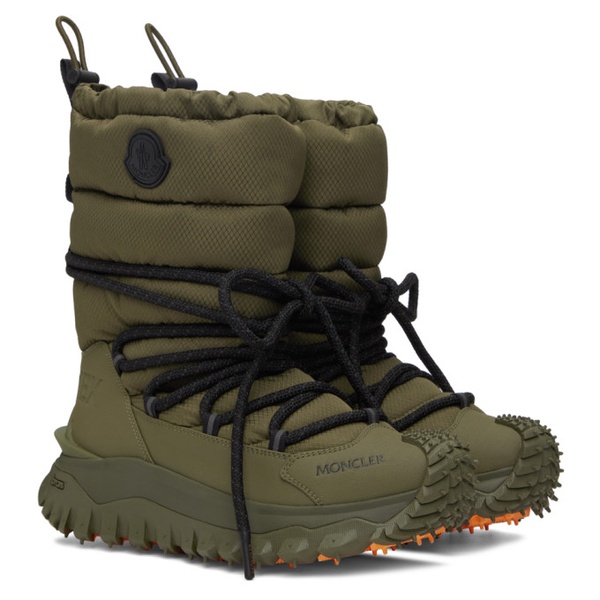 몽클레어 몽클레어 Moncler Khaki Trailgrip Apres Boots 232111M255006