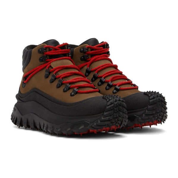 몽클레어 몽클레어 Moncler Brown & Black Trailgrip GTX Boots 232111M236002