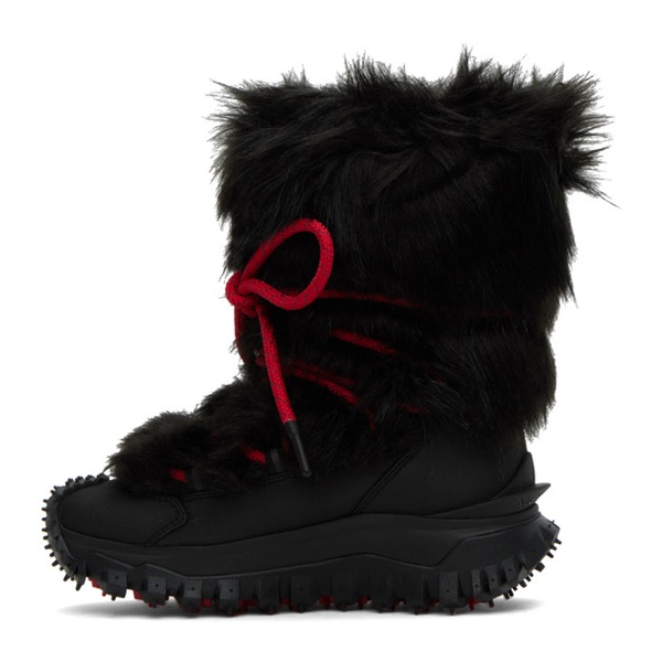 몽클레어 몽클레어 Moncler Grenoble Black Trailgrip Apres High Boots 232826F114000