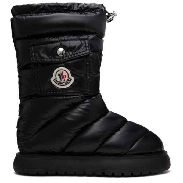 몽클레어 몽클레어 Moncler Black Gaia Down Boots 232111F114003