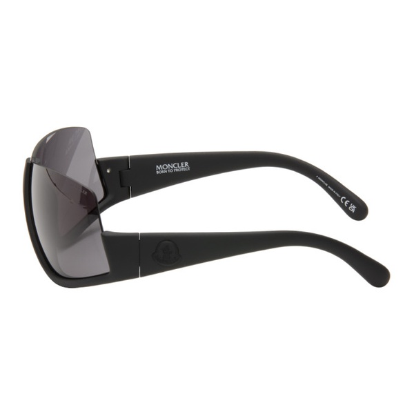 몽클레어 몽클레어 Moncler Black Vyzer Sunglasses 241111M134028
