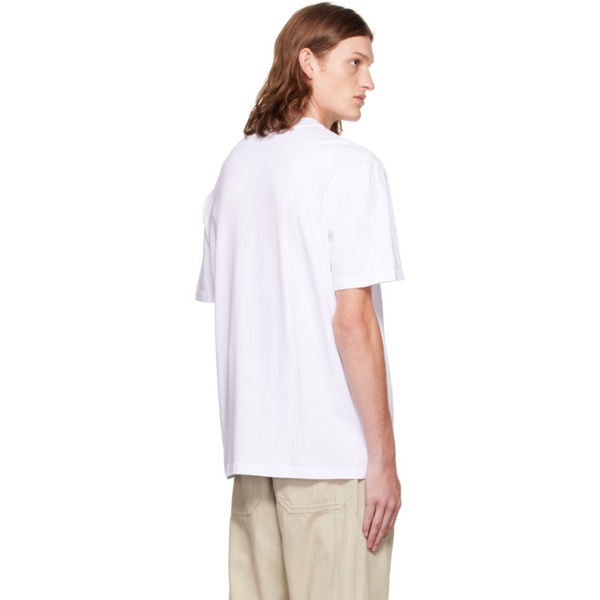 몽클레어 몽클레어 Moncler White Patch T-Shirt 222111M213052