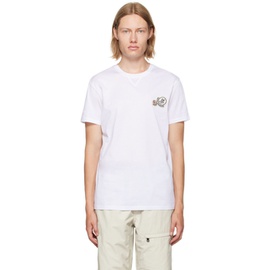 몽클레어 Moncler White Logo T-Shirt 222111M213036