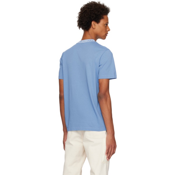 몽클레어 몽클레어 Moncler Blue Garment-Washed T-Shirt 231111M213044