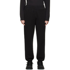 몽클레어 Moncler Black Embroidered Sweatpants 241111M190003