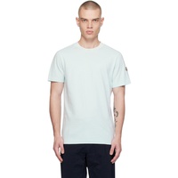 몽클레어 Moncler Blue Jacquard T-Shirt 241111M213059