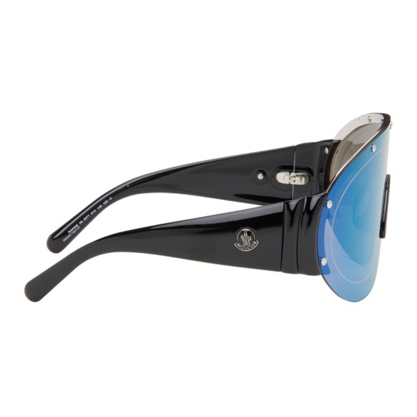 몽클레어 몽클레어 Moncler Black Rapide Sunglasses 241111M134024