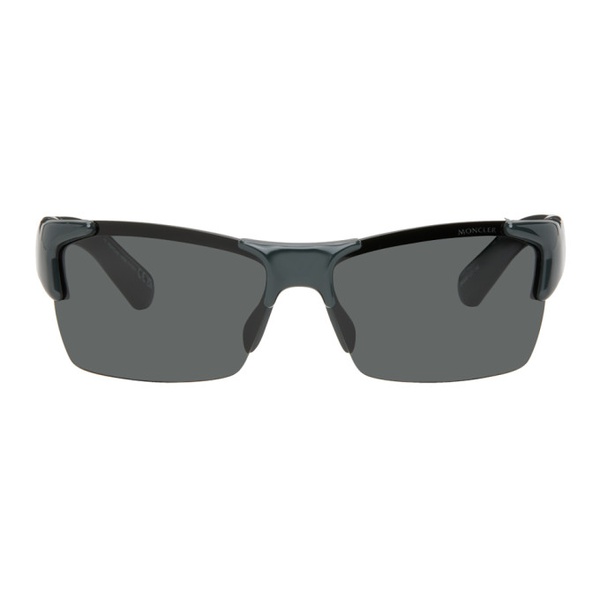 몽클레어 몽클레어 Moncler Black Spectron Sunglasses 241111M134023