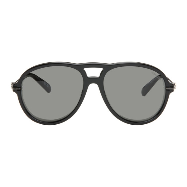 몽클레어 몽클레어 Moncler Black Peake Sunglasses 241111M134014