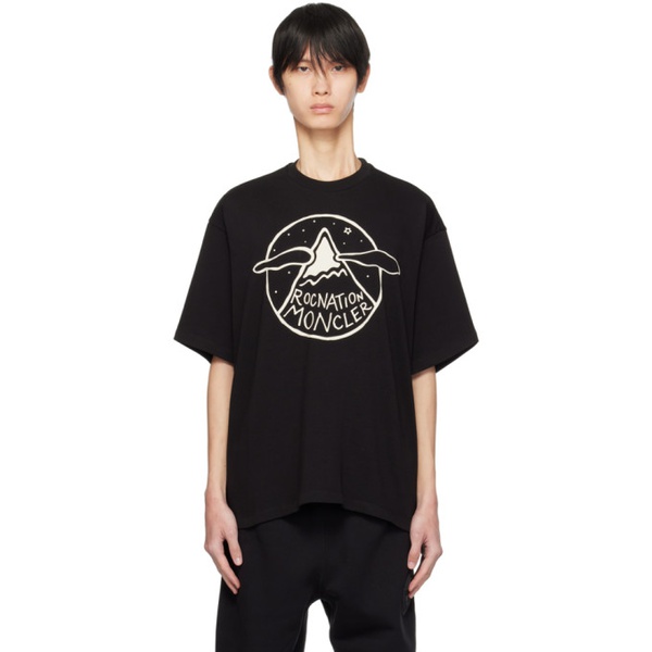 몽클레어 몽클레어 Moncler Genius Moncler x Roc Nation Black T-Shirt 232171M213005