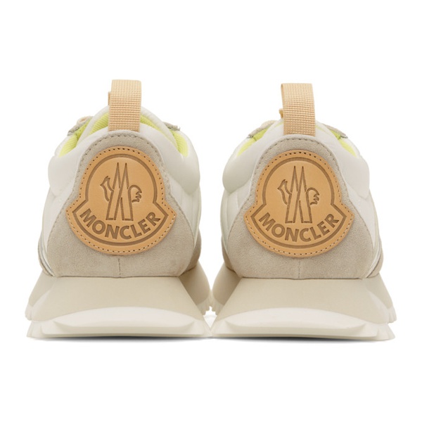몽클레어 몽클레어 Moncler Beige & White Pacey Sneakers 241111F128001