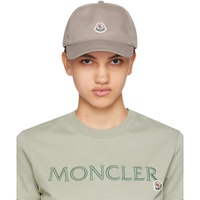 몽클레어 Moncler Taupe Logo Cap 241111F016021