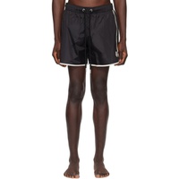 몽클레어 Moncler Black Patch Swim Shorts 241111M208025