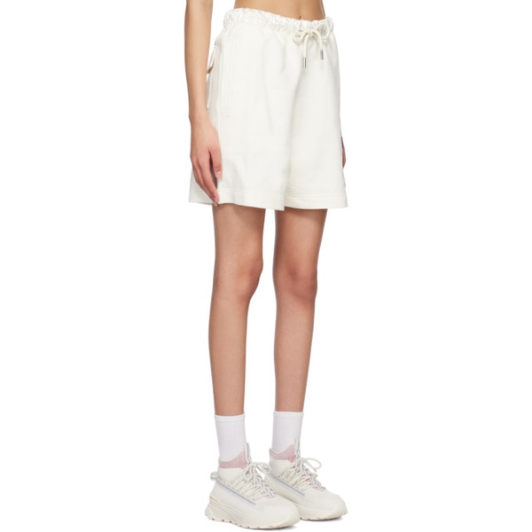 몽클레어 몽클레어 Moncler White Oversized Shorts 231111F088003