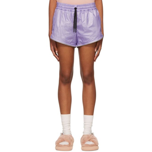 몽클레어 몽클레어 Moncler Grenoble Purple Polartec Shorts 222826F088000