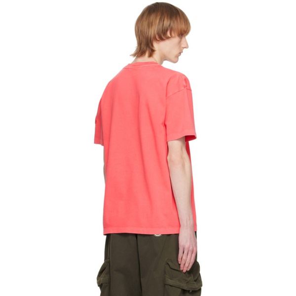 몽클레어 몽클레어 Moncler Pink Crewneck T-Shirt 231111M193048