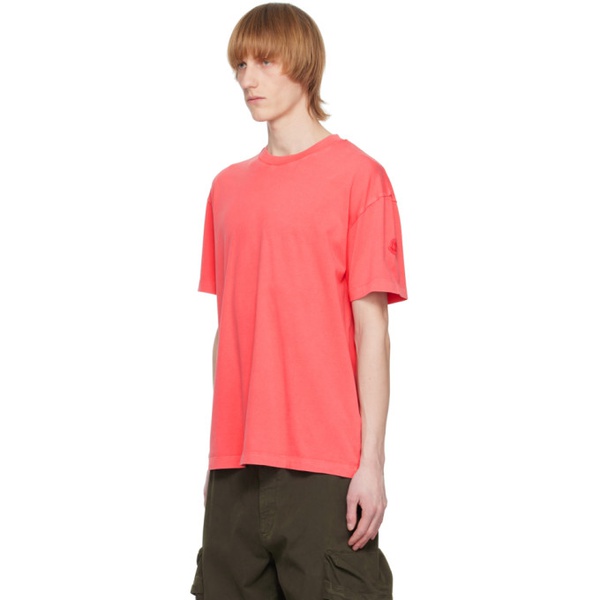 몽클레어 몽클레어 Moncler Pink Crewneck T-Shirt 231111M193048