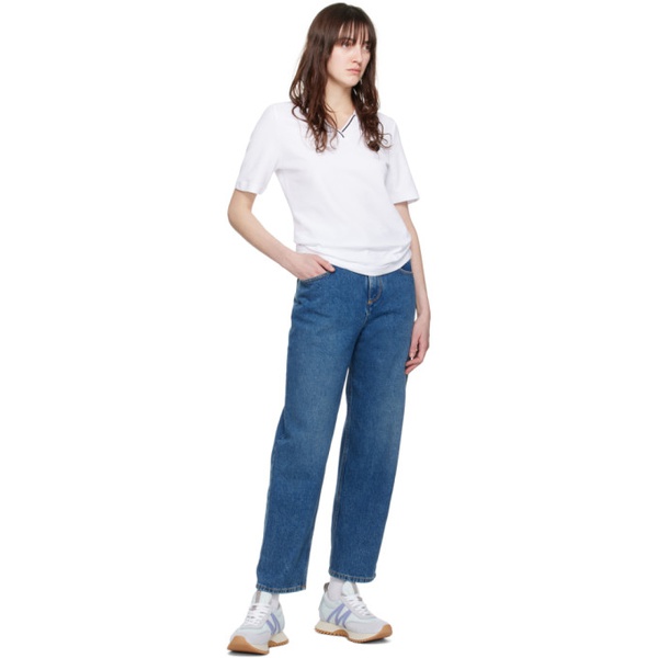 몽클레어 몽클레어 Moncler Indigo Five-Pocket Jeans 241111F069039