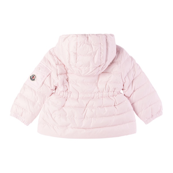 몽클레어 몽클레어 Moncler Enfant Baby Pink Dalles Down Jacket 241815M689000