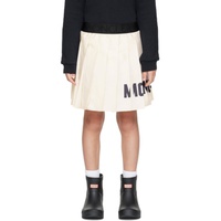 몽클레어 Moncler Enfant Kids 오프화이트 Off-White Pleated Skirt 232815M721000