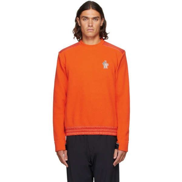 몽클레어 몽클레어 Moncler Grenoble Orange Maglia Sweatshirt 212826M204028