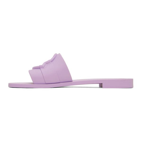 몽클레어 몽클레어 Moncler Purple Rubber Sandals 241111F124008