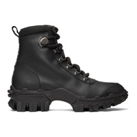 몽클레어 Moncler Black Leather Helis Boots 212111F113014