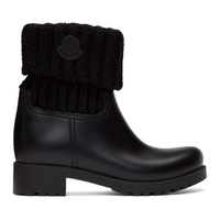 몽클레어 Moncler Black Knit Ginette Boots 202111F113133