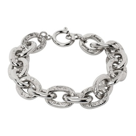 Mondo Mondo Silver Scroll Chain Bracelet 232416F020003