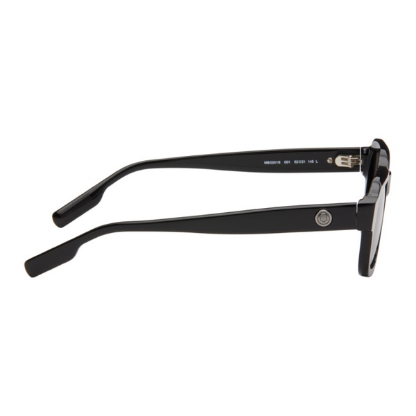  몽블랑 Black Rectangular Sunglasses 241926M134011