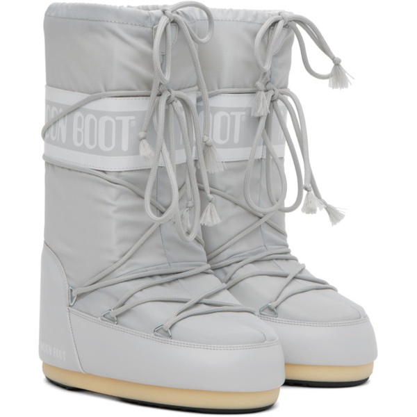  Moon Boot Gray Icon Boots 241970M255001
