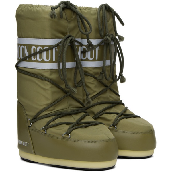  Moon Boot Khaki Icon Boots 241970M255004