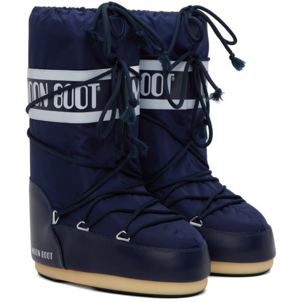  Moon Boot Navy Icon Boots 241970M255005