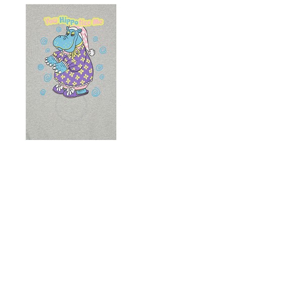  모스키노 Moschino Ladies Grey Hippo Print Sweater Dress A 5401 527 1485
