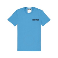 모스키노 Moschino Mens Symbol Logo Cotton T-shirt A0732-7040-1307