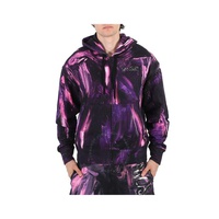 모스키노 Moschino Purple Painting Zip Hooded Sweatshirt A1711-5227-4270