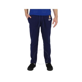 모스키노 Moschino Blue Underbear Teddy Logo Sweatpants A4324-8125-290