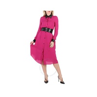 모스키노 Moschino Couture Fuchsia Silk Dress J0464-5537-1244
