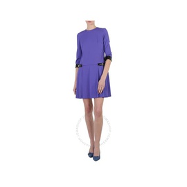 모스키노 Moschino Ladies Purple Long Sleeve Dress A0457-5517-3278