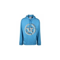 모스키노 Moschino Couture Light Blue Logo Print Hoodie A1211-7040-1307